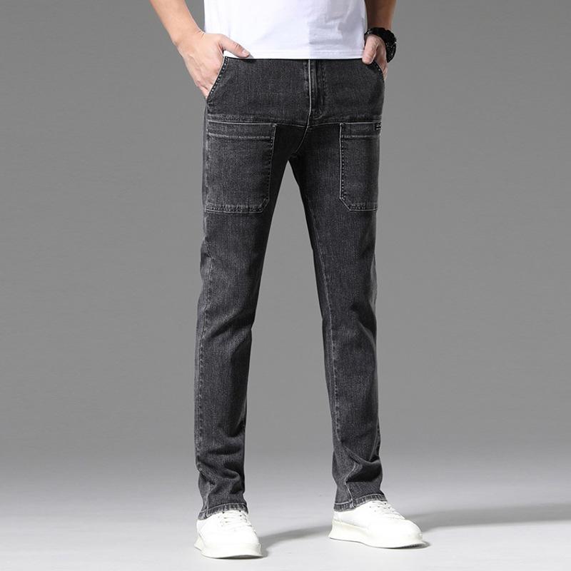 Fashion Six Pockets Stretch Men s Jeans Summer New Youth Popular Small Straight Trousers Men s Multi-pocket Casual Trousers 38
Fashion Six Pockets Stretch Men s Jeans Summer New Youth Popular Small Straight Trousers Men s Multi-pocket Casual Trousers 38