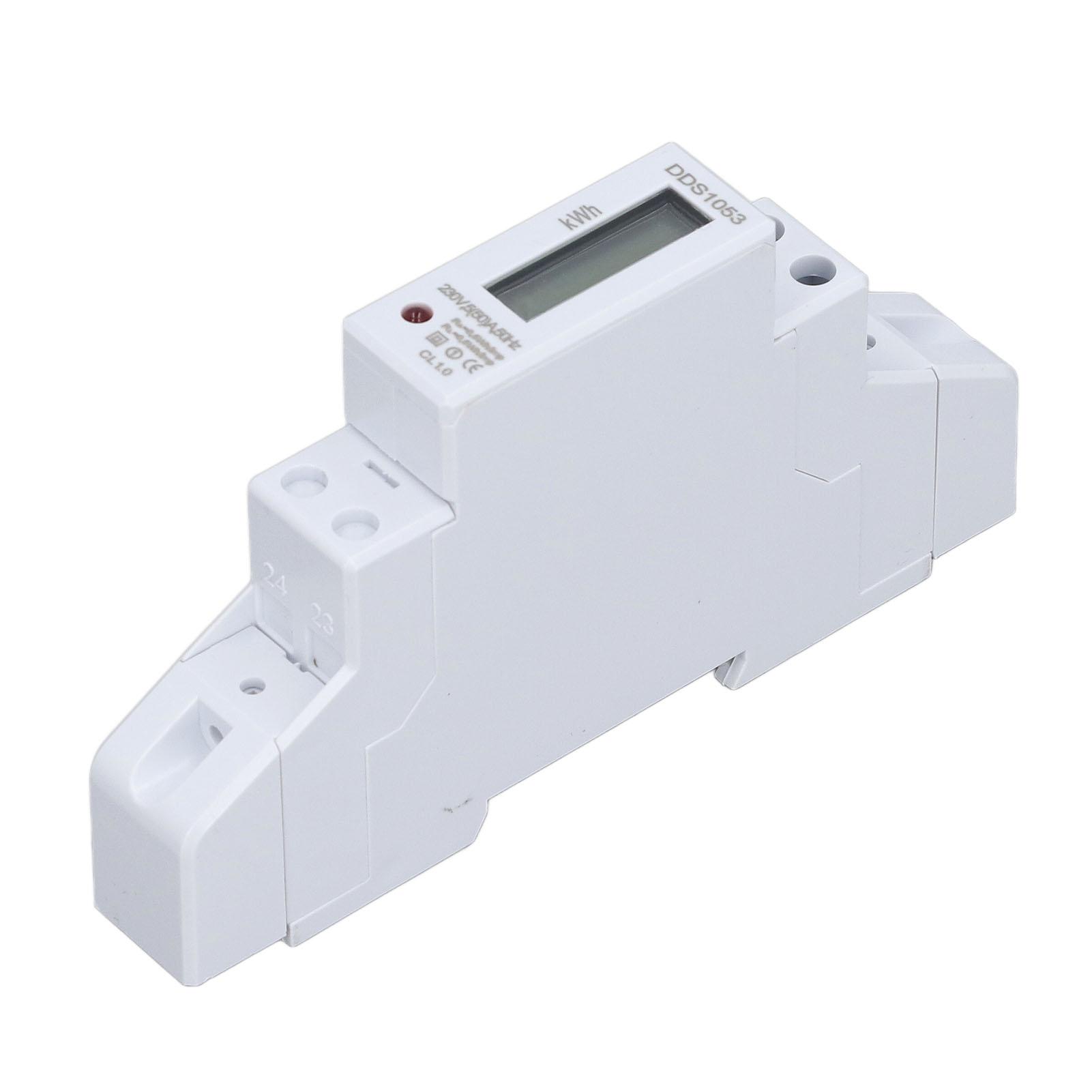 Однофазный счетчик электроэнергии 1P Din Rai Power Volt Цифровой тестер ЖК-дисплей (50)230 В
Однофазный счетчик электроэнергии 1P Din Rai Power Volt Цифровой тестер ЖК-дисплей (50)230 В