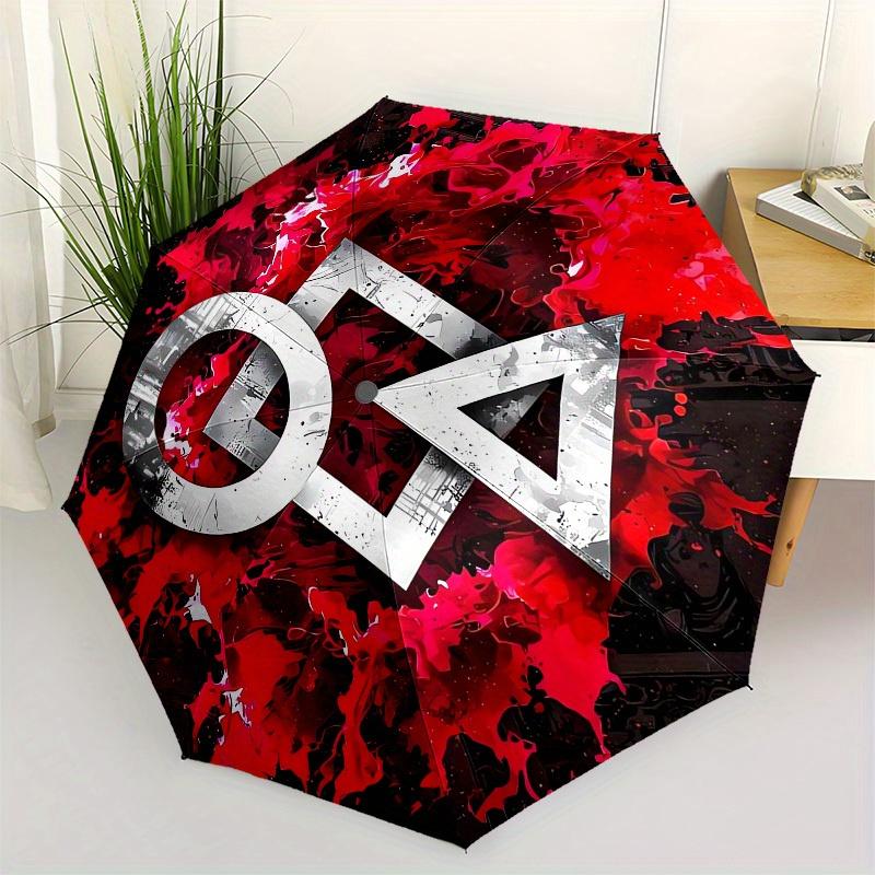 1pc Red Splatter Art Logo Umbrella with Plastic Handle,Suitable for All Seasons Home Travel Outdoor UmbrellaM1073
1pc Red Splatter Art Logo Umbrella with Plastic Handle,Suitable for All Seasons Home Travel Outdoor UmbrellaM1073