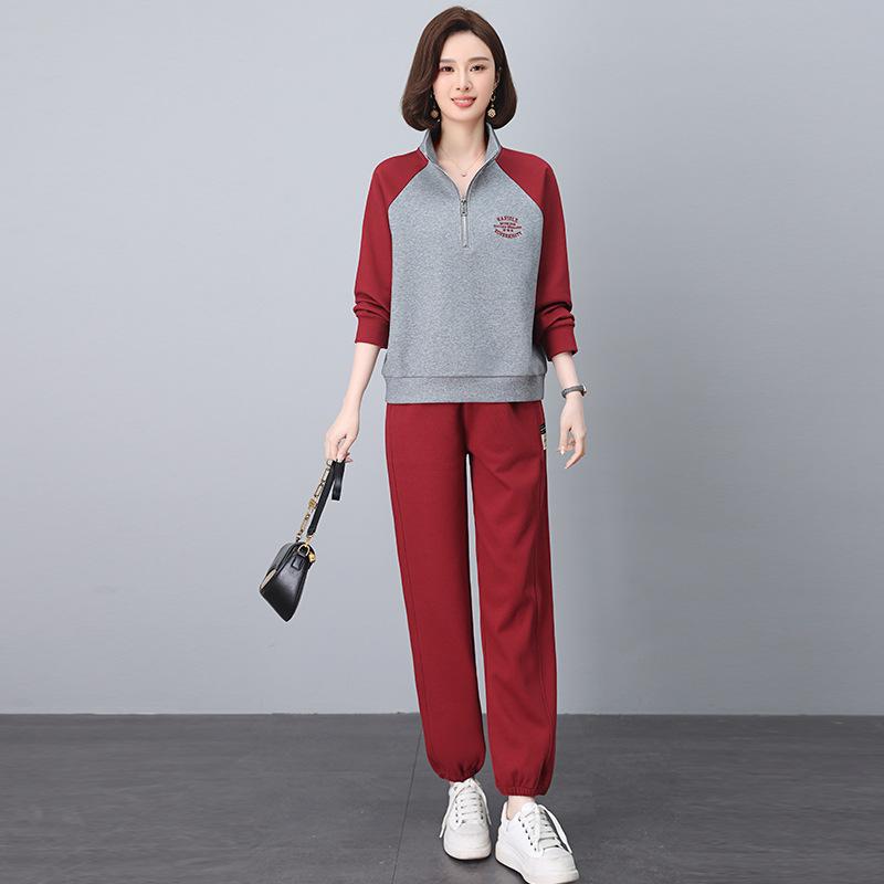 Женский весенний комплект из двух предметов в стиле кэжуал спорт-шик: Модный, Молодежный, Маленький размер, Вдохновленный корейским стилем наряд для мамы. XL (recommended for 125-135 jin) серый
Женский весенний комплект из двух предметов в стиле кэжуал спорт-шик: Модный, Молодежный, Маленький размер, Вдохновленный корейским стилем наряд для мамы. XL (recommended for 125-135 jin) серый