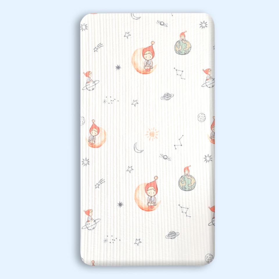 Детская хлопково-марлевая стеганая простыня с принтом, детская кровать, нескользящая простыня, детский сад, детский обеденный перерыв
Детская хлопково-марлевая стеганая простыня с принтом, детская кровать, нескользящая простыня, детский сад, детский обеденный перерыв