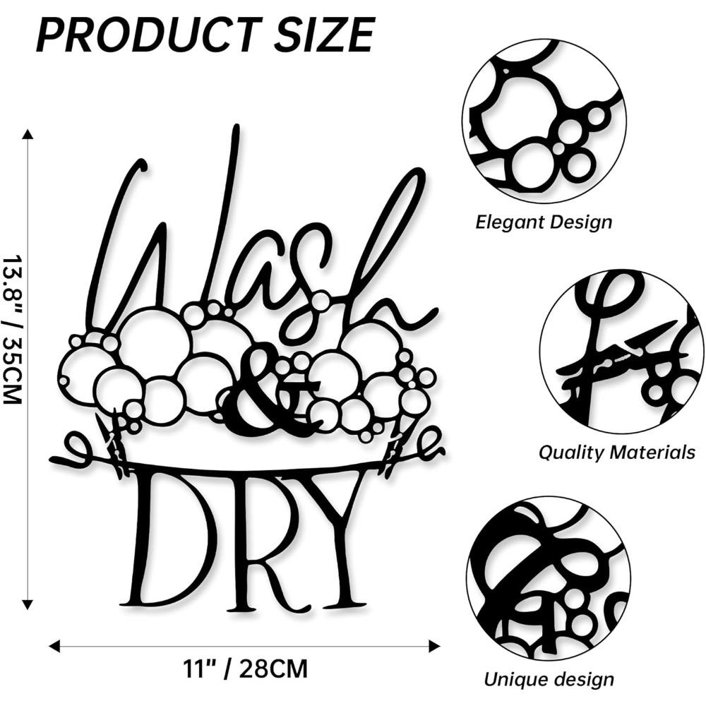 Металлическая настенная табличка Wash & Dry Сельский стиль Декор для прачечной Современное искусство для дома
Металлическая настенная табличка Wash & Dry Сельский стиль Декор для прачечной Современное искусство для дома