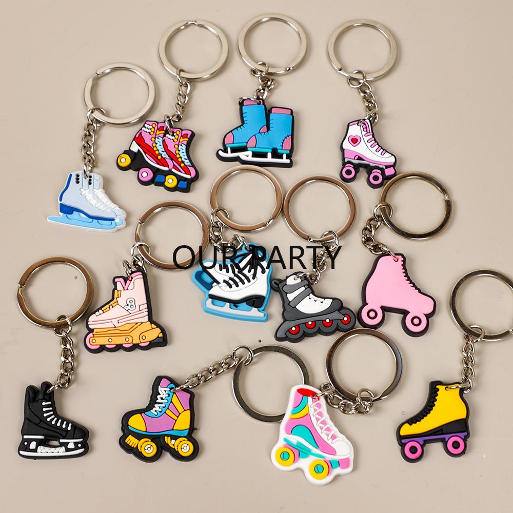 12Pcs Cartoon Roller Skating PVC Keychain Backpack Pendant for 80s 90s Hip Hop Theme Birthday Party Favors Gifts Pinata Fillers
12Pcs Cartoon Roller Skating PVC Keychain Backpack Pendant for 80s 90s Hip Hop Theme Birthday Party Favors Gifts Pinata Fillers