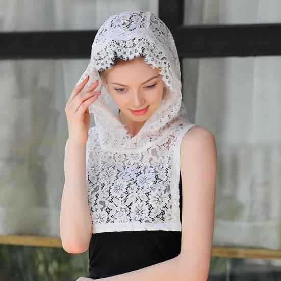 Women Fake Collar Hooded Sleeveless See-through Embroidery Lace Flower Fake Hoodie Hat Sweatshirt Accessory білий
Women Fake Collar Hooded Sleeveless See-through Embroidery Lace Flower Fake Hoodie Hat Sweatshirt Accessory білий