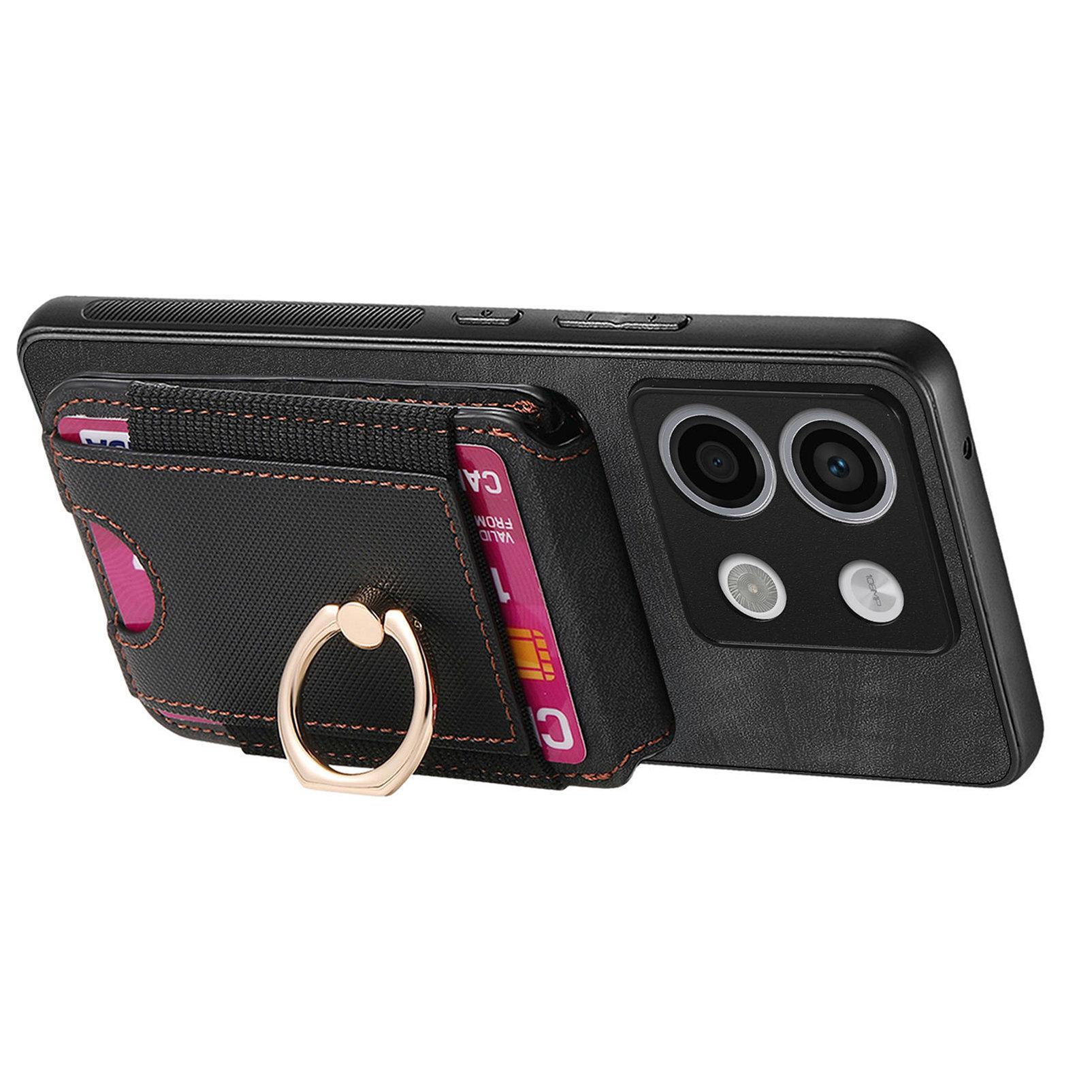 For Xiaomi Redmi Note 13 Pro 5G/Poco X6 5G Case Compatible with MagSafe Leather Back Cover with Detachable Card Holder Kickstand Black
For Xiaomi Redmi Note 13 Pro 5G/Poco X6 5G Case Compatible with MagSafe Leather Back Cover with Detachable Card Holder Kickstand Black