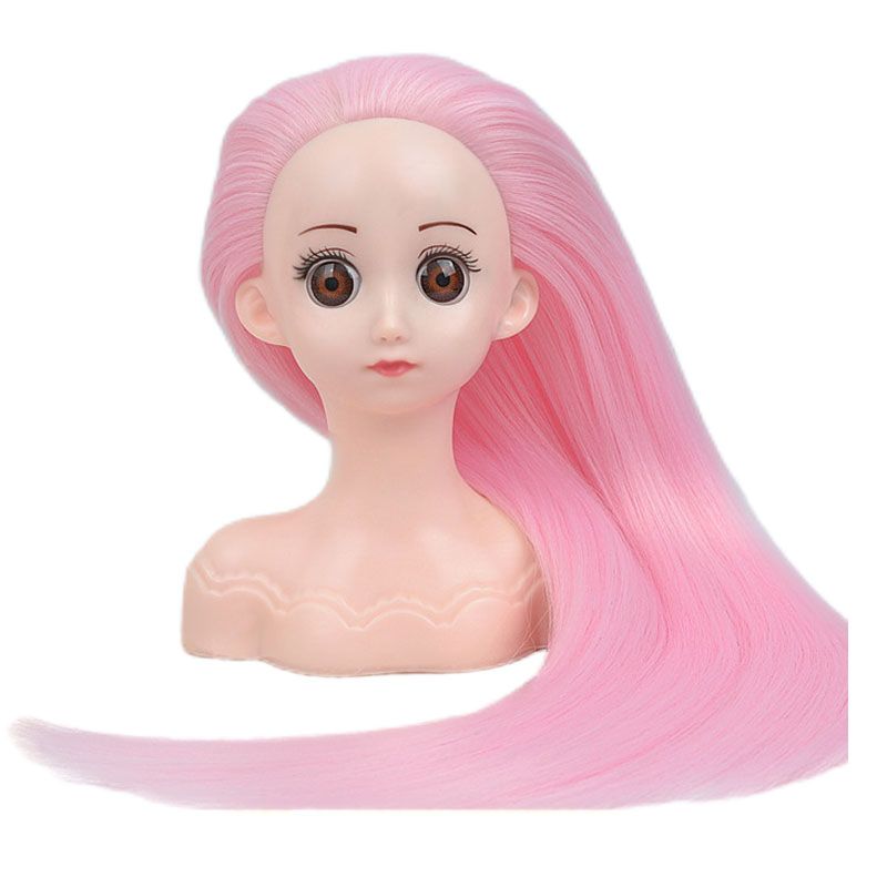 Children Hair Braiding Hair Practice Head Model Girl s Hair Tie Wig Toy Children s Facial Painting Practice Model Head Pink Hair Doll
Children Hair Braiding Hair Practice Head Model Girl s Hair Tie Wig Toy Children s Facial Painting Practice Model Head Pink Hair Doll