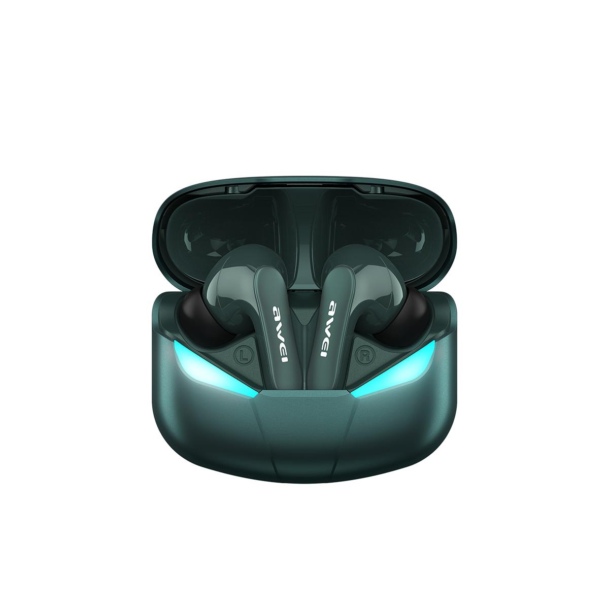 AWEI T35 Ігрові навушники TWS Hands free Низька затримка HiFi Deep Bass Sound Справжні бездротові стереонавушники з мікрофоном зелений
AWEI T35 Ігрові навушники TWS Hands free Низька затримка HiFi Deep Bass Sound Справжні бездротові стереонавушники з мікрофоном зелений