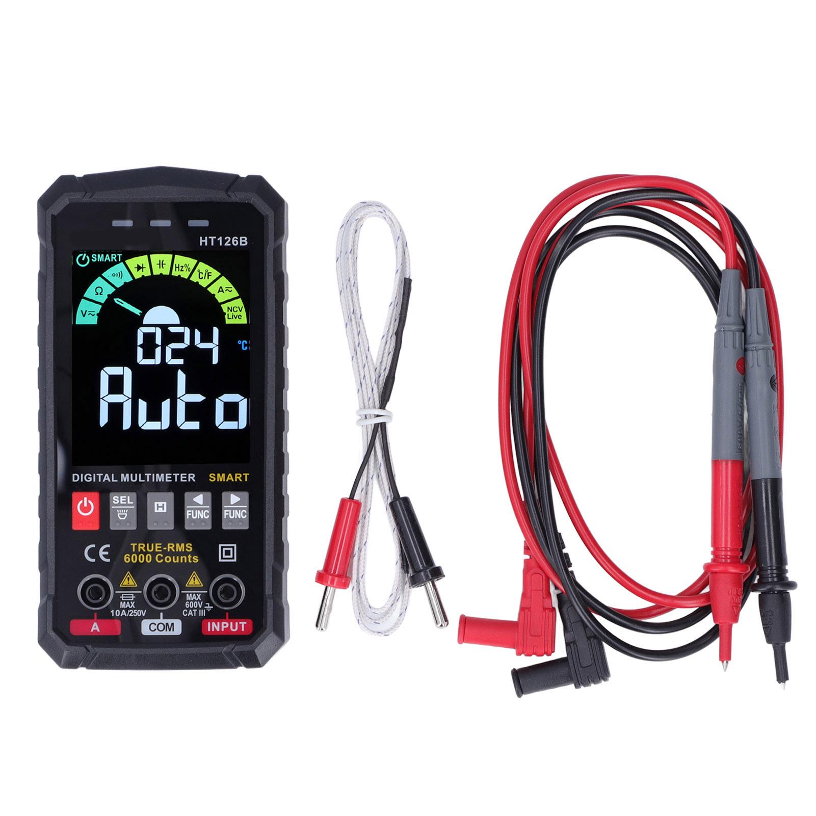 Digital Multimeter Color Display High Accuracy Smart Electrician Meter for Electronic Component
Digital Multimeter Color Display High Accuracy Smart Electrician Meter for Electronic Component