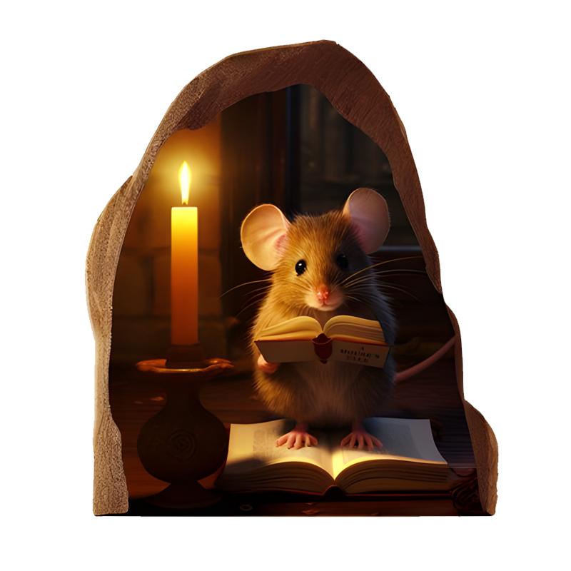 Interesting Mouse in Hole Sticker, Water-proof Home Wall Decal, Used for Wall, Bathroom, Cabinet, Door,Toilet, Car, Laptop NONE 10CM-Longest side
Interesting Mouse in Hole Sticker, Water-proof Home Wall Decal, Used for Wall, Bathroom, Cabinet, Door,Toilet, Car, Laptop NONE 10CM-Longest side
