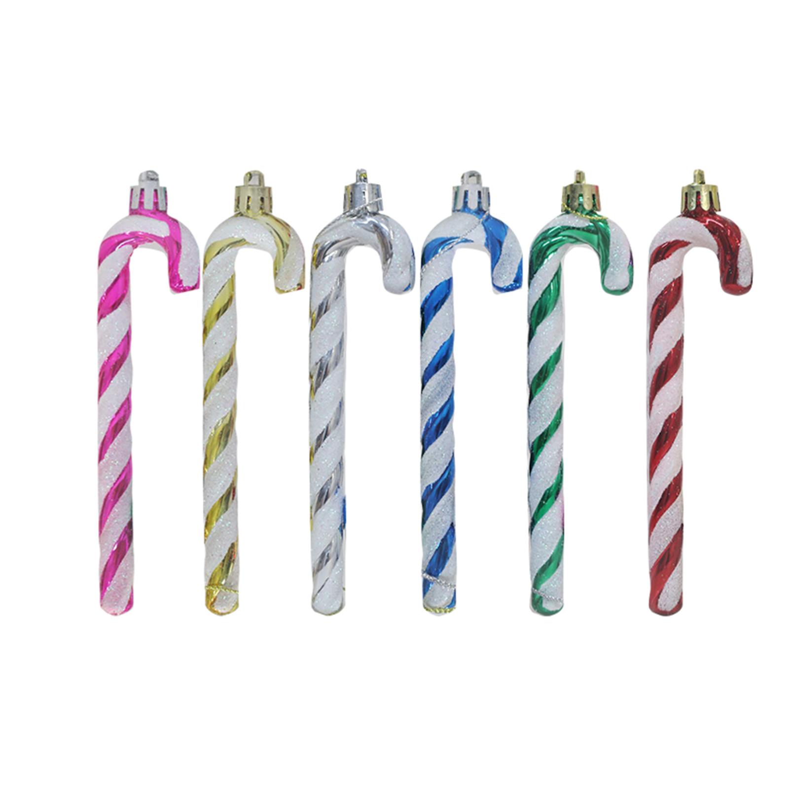 Set of Six Glass Candy Cane Ornaments for Christmas Tree Holiday Home Decor Hanging Decorations with Swirl Design
Set of Six Glass Candy Cane Ornaments for Christmas Tree Holiday Home Decor Hanging Decorations with Swirl Design