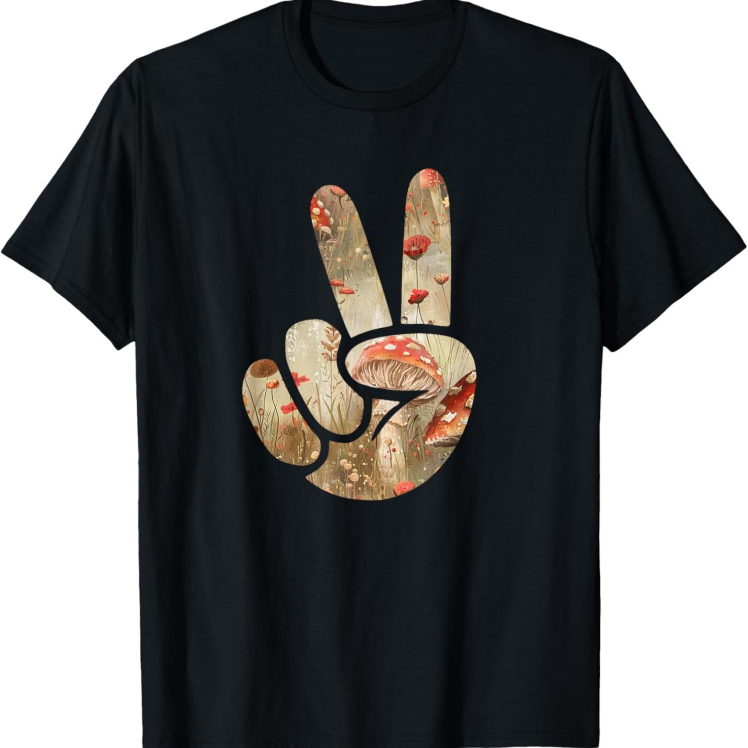 Natural Silhouette Forest Meadow Cottagecore Peace Sign Hand T-Shirt(77) XXXXXL чорний
Natural Silhouette Forest Meadow Cottagecore Peace Sign Hand T-Shirt(77) XXXXXL чорний