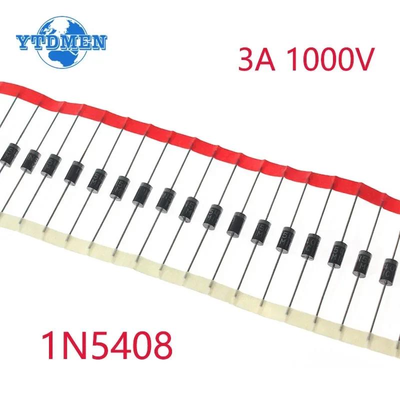 50/100 шт. Випрямний діод DO-27 1N5408 1N4007 Діод Шотткі Комплект діодів Електронний комплект Діод швидкого перемикання
50/100 шт. Випрямний діод DO-27 1N5408 1N4007 Діод Шотткі Комплект діодів Електронний комплект Діод швидкого перемикання