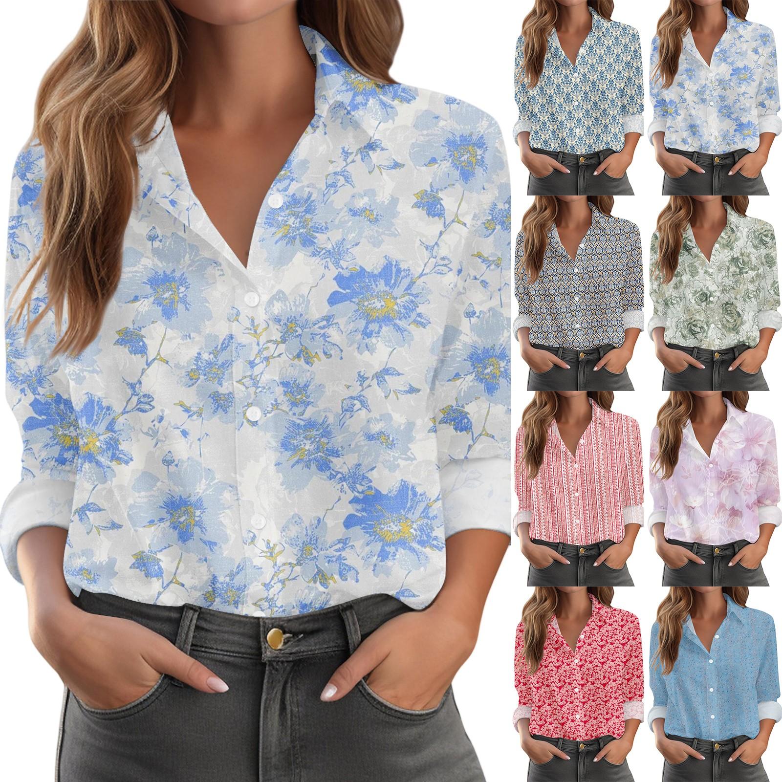 Women s Shirt With Floral Print Buttons, Long Sleeved Casual Regular Shirt Blouses Casual Plus Size Basic Tops XL червоний
Women s Shirt With Floral Print Buttons, Long Sleeved Casual Regular Shirt Blouses Casual Plus Size Basic Tops XL червоний