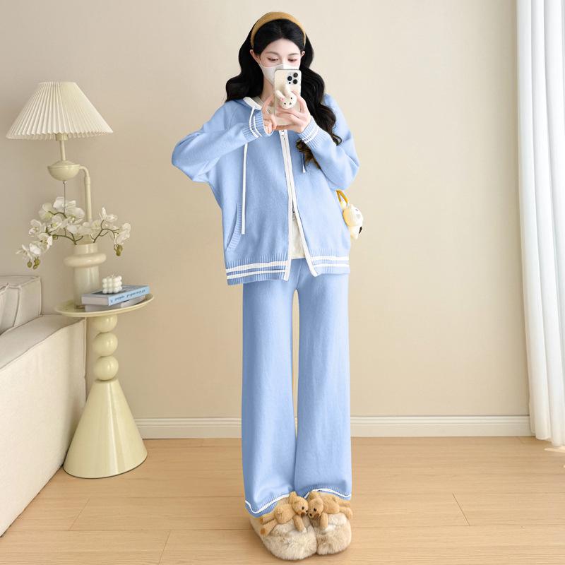 2025 Autumn/Winter Knit Maternity Two-Piece Set - Korean Style Hooded Loose Casual Wear 2XL
2025 Autumn/Winter Knit Maternity Two-Piece Set - Korean Style Hooded Loose Casual Wear 2XL