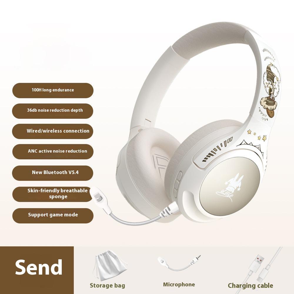 EL-GT2 ANC Noise Cancellation Bluetooth-compatible Headphone Wireless Over-Ear Gaming Music Headset Blue
EL-GT2 ANC Noise Cancellation Bluetooth-compatible Headphone Wireless Over-Ear Gaming Music Headset Blue