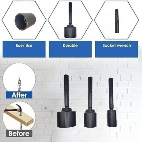 Yousheng Drill Bit Sleeve Socket Wrench Tool Rustproof Corrosion Resistant Easy Installation Ground Pole Drill Bit Heavy-Duty Tool 30mm
Yousheng Drill Bit Sleeve Socket Wrench Tool Rustproof Corrosion Resistant Easy Installation Ground Pole Drill Bit Heavy-Duty Tool 30mm