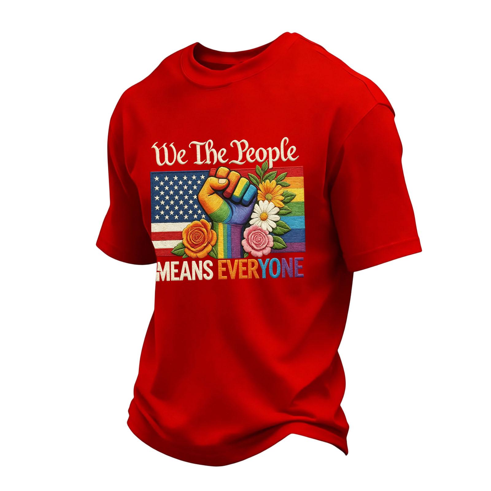 Men s Casual Crew Neck Short Sleeve T-Shirt with Independent Day Print Lettering Graphic Tee Suitable for Everyday Wear L червоний
Men s Casual Crew Neck Short Sleeve T-Shirt with Independent Day Print Lettering Graphic Tee Suitable for Everyday Wear L червоний