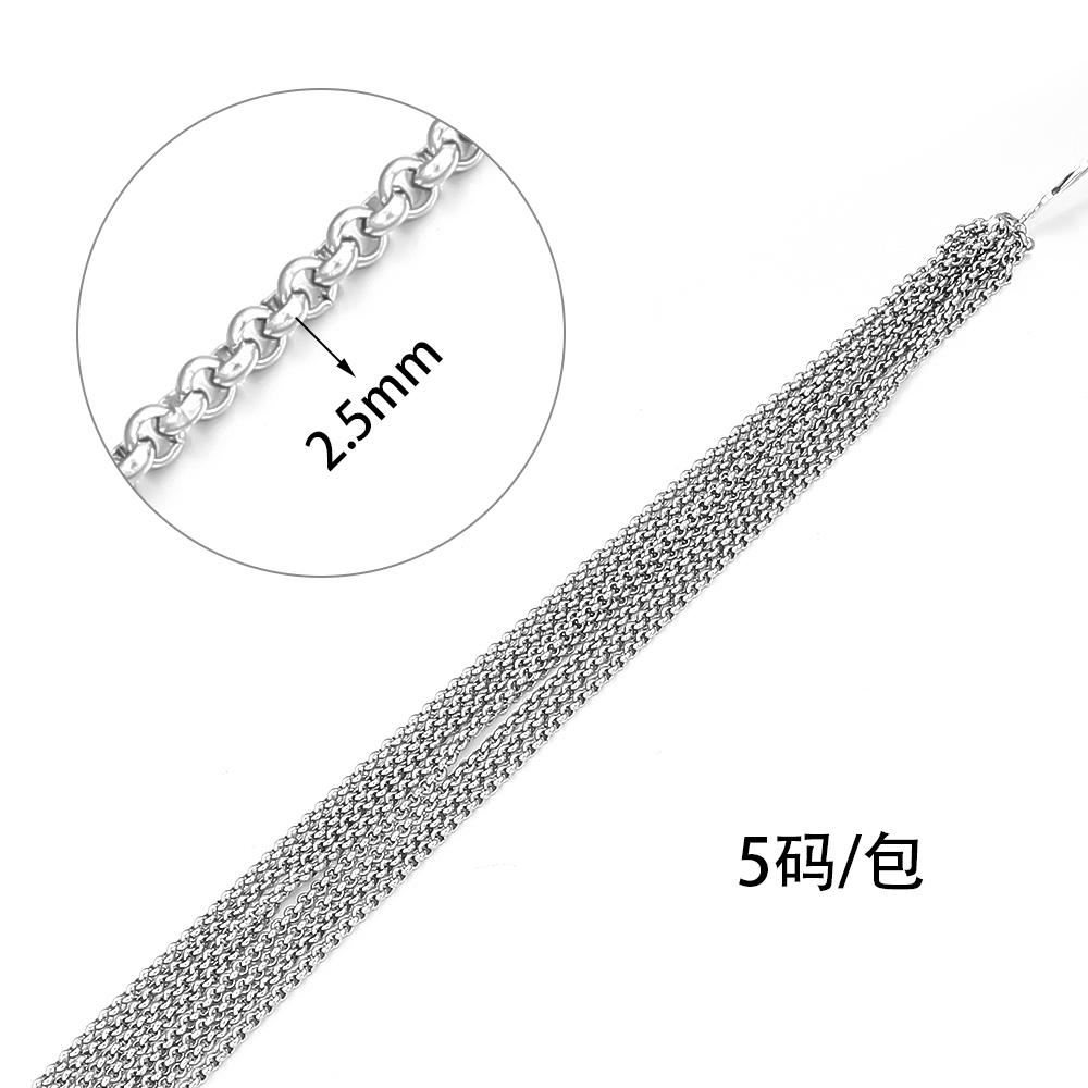 5 Yards/Lot Stainless Steel Chains O Shape Cross Chains for Jewelry Making Cross Link Chains Bulk DIY Necklace Bracelet
5 Yards/Lot Stainless Steel Chains O Shape Cross Chains for Jewelry Making Cross Link Chains Bulk DIY Necklace Bracelet