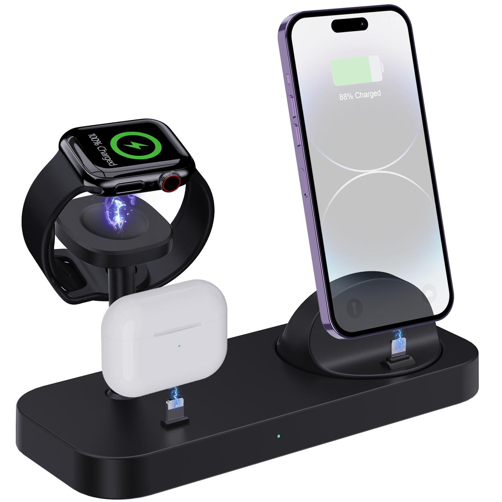 B25 For Apple Watch Wireless Charger Phone Earphone Direct Charging Stand Black
B25 For Apple Watch Wireless Charger Phone Earphone Direct Charging Stand Black