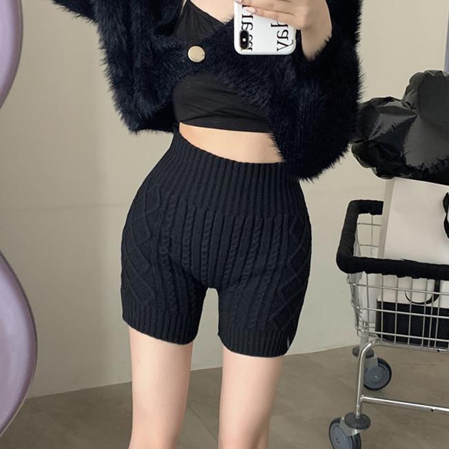 Women s High-Waisted Knitted Safety Shorts - Elastic, Slimming, Warm Base Layer Wool Pants One Size чёрный
Women s High-Waisted Knitted Safety Shorts - Elastic, Slimming, Warm Base Layer Wool Pants One Size чёрный