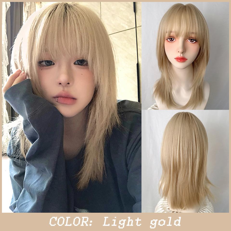 WTB Короткий прямой синтетический парик для волос, женский, светло-золотой, с челкой, на ключицу, для повседневной носки, в стиле Лолиты, для рождественской вечеринки в стиле косплея 45cm
WTB Короткий прямой синтетический парик для волос, женский, светло-золотой, с челкой, на ключицу, для повседневной носки, в стиле Лолиты, для рождественской вечеринки в стиле косплея 45cm