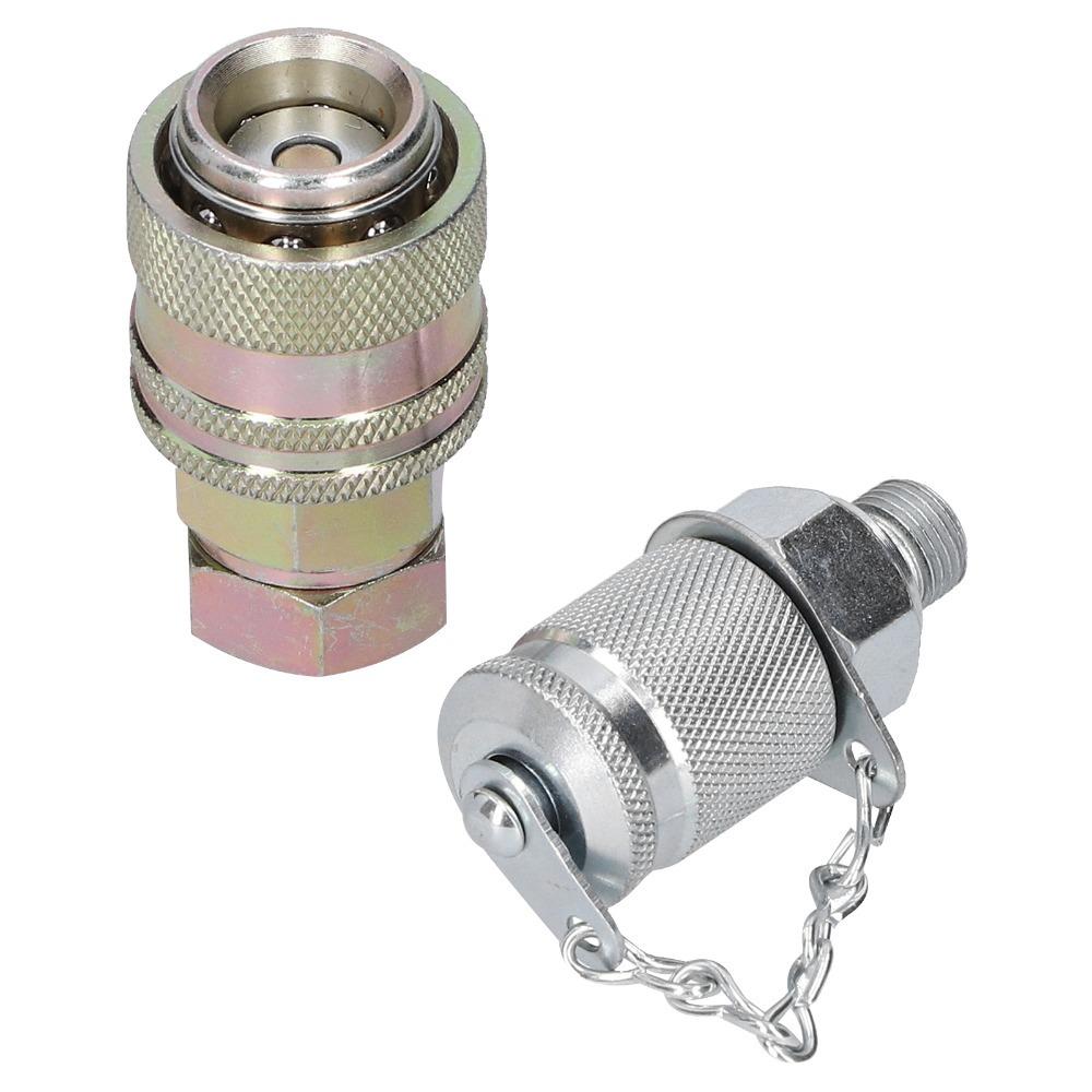 G1/8 Hydraulic Pressure Test Coupling Stainless Steel Connector Male Female Threaded Quick Coupling Connector Light Weight небо синє кольору
G1/8 Hydraulic Pressure Test Coupling Stainless Steel Connector Male Female Threaded Quick Coupling Connector Light Weight небо синє кольору