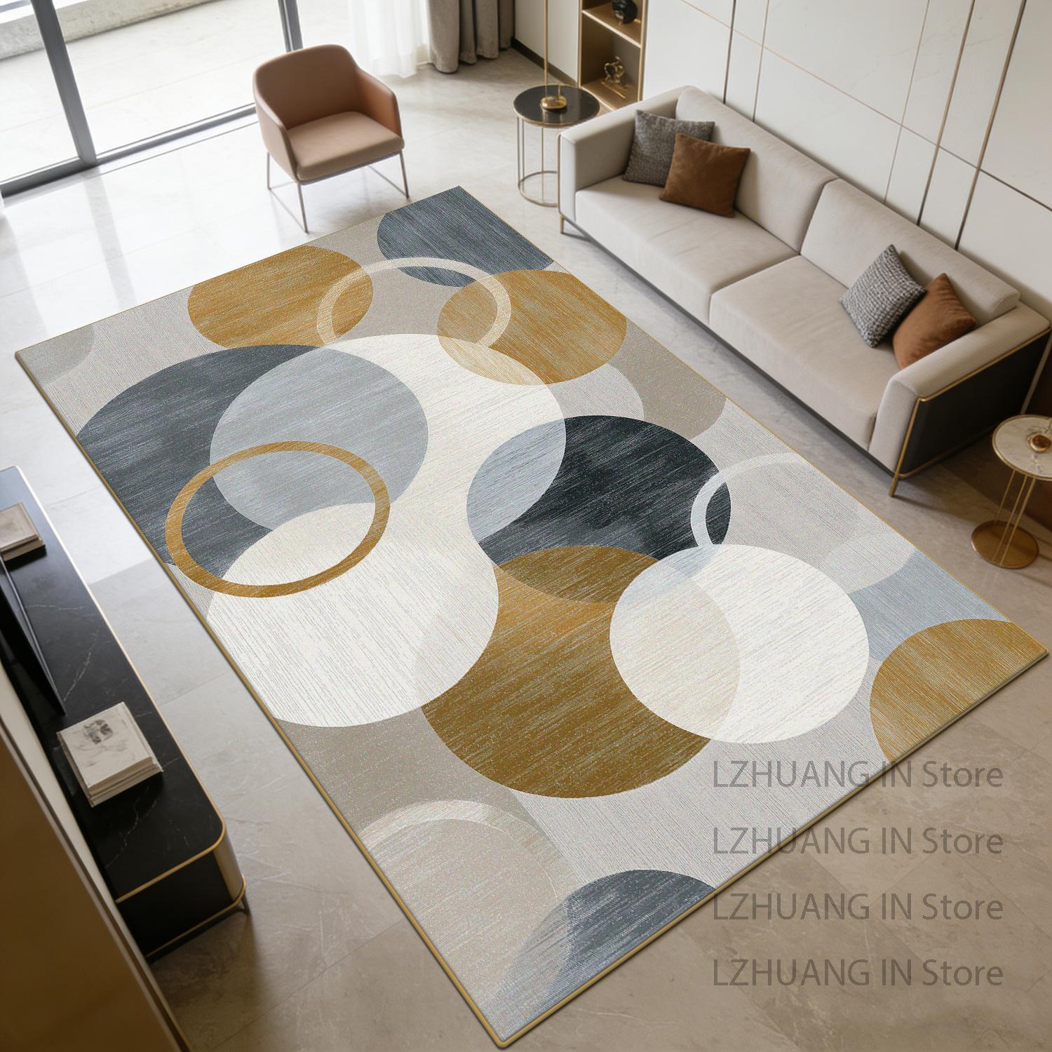 Modern Minimalist Circle Pattern RUG FOR LIVE ROOM Decoration Home Non-slip Fluffy Carpet Large Area Machine Washable Floor Mats 40cm x 60cm
Modern Minimalist Circle Pattern RUG FOR LIVE ROOM Decoration Home Non-slip Fluffy Carpet Large Area Machine Washable Floor Mats 40cm x 60cm