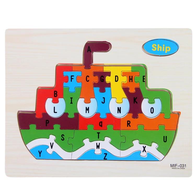 English Alphabet Wooden Jigsaw Puzzle Kids Learning Educational Toys for Children Animal Vehicle Puzzles Montessori Games
English Alphabet Wooden Jigsaw Puzzle Kids Learning Educational Toys for Children Animal Vehicle Puzzles Montessori Games