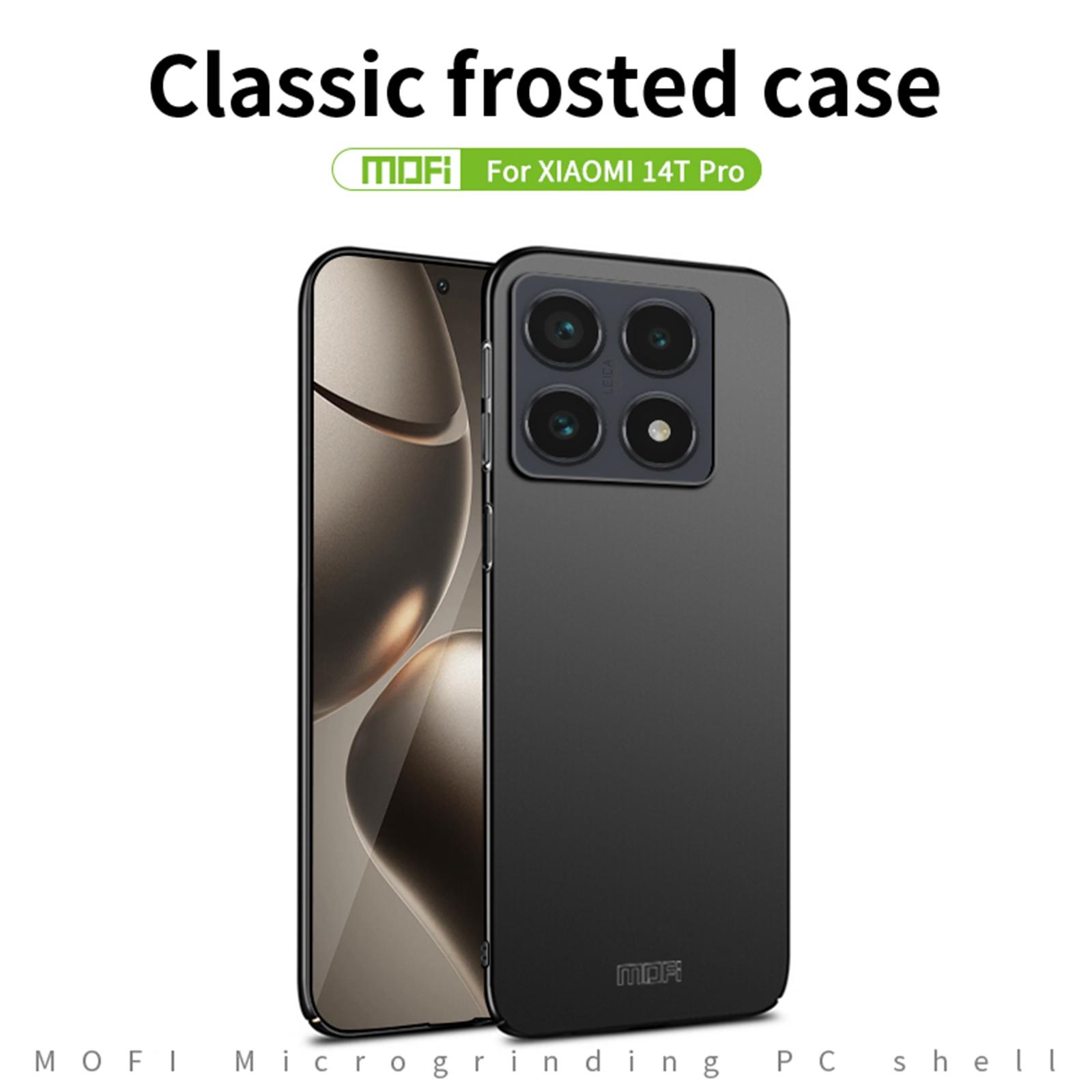 For Xiaomi 14T Pro Phone Case MOFI Shield Matte Series Ultra Slim PC Protective Cover Black
For Xiaomi 14T Pro Phone Case MOFI Shield Matte Series Ultra Slim PC Protective Cover Black