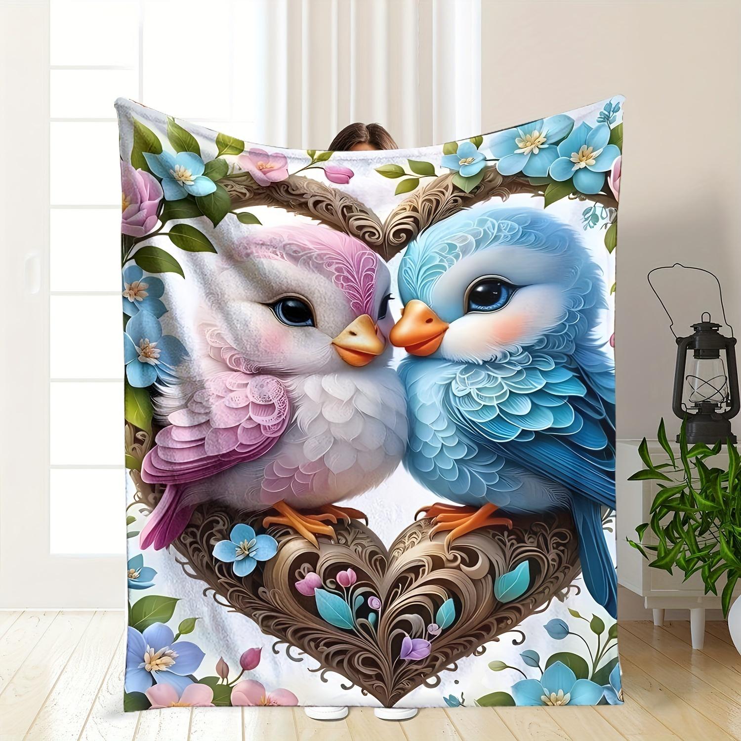 cute pattern of two birds Flannel printed blanket suitable for all seasons suitable for living room office sofa and travel 75x90cm28x39in
cute pattern of two birds Flannel printed blanket suitable for all seasons suitable for living room office sofa and travel 75x90cm28x39in