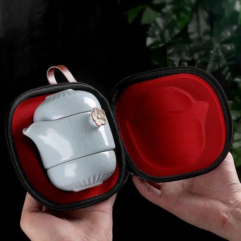 Convenient Tea Cup Set, Portable Kung Fu, Single Travel,1Pot 2 Cups, Ceramic Cups, Teapot Maker, Gongfu, Classical Gift
Convenient Tea Cup Set, Portable Kung Fu, Single Travel,1Pot 2 Cups, Ceramic Cups, Teapot Maker, Gongfu, Classical Gift
