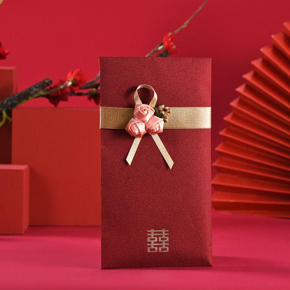 Chinese Style Wedding Red Envelopes Bow-knot Money Packets Brocade Red Envelope Birthday Party Style 1
Chinese Style Wedding Red Envelopes Bow-knot Money Packets Brocade Red Envelope Birthday Party Style 1