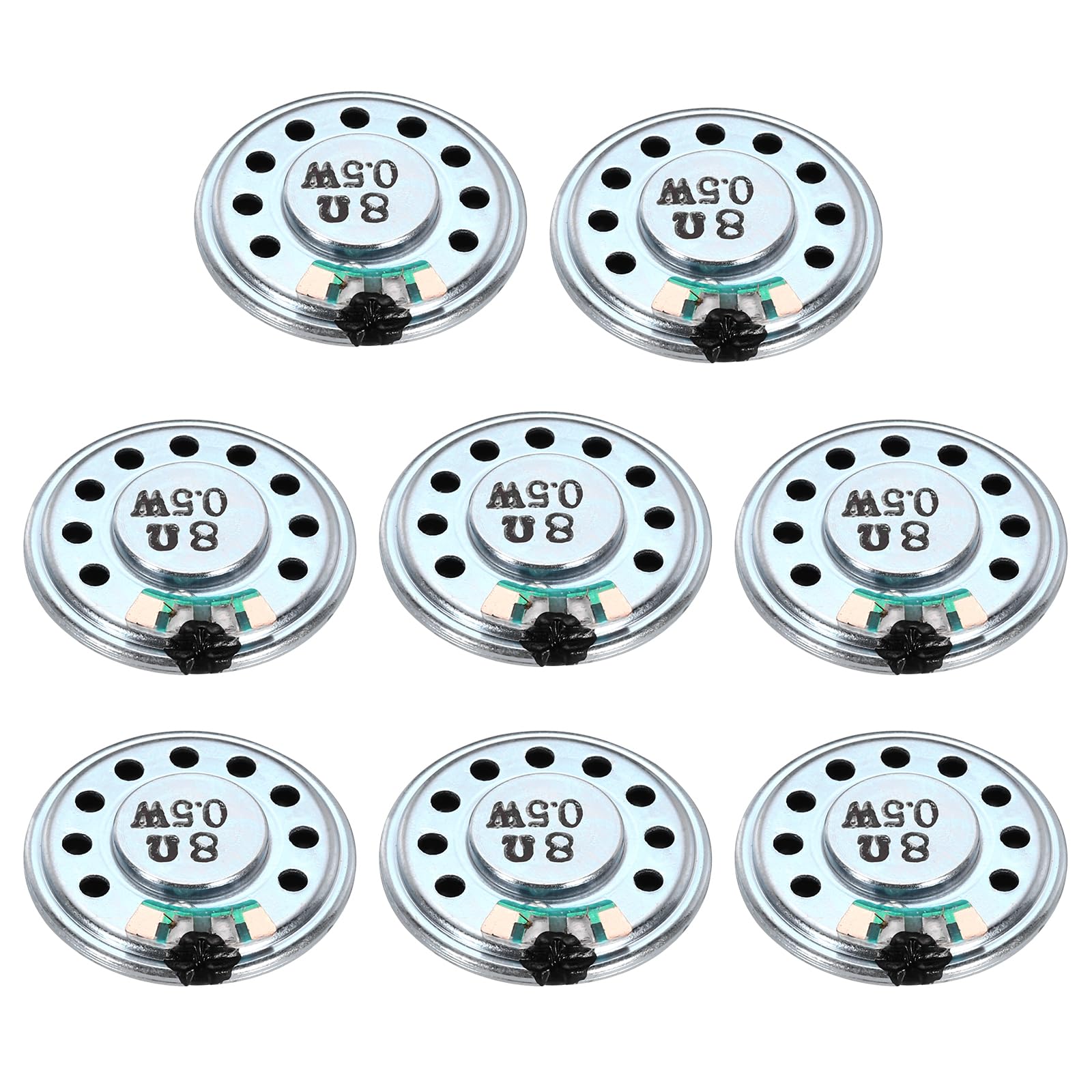 uxcell 8Pcs 8 Ohm Small Speaker Metal Shell Round Internal Micro Magnet Speaker Mini Speaker for DVD EVD Multimedia Mobile Portable Advertising
uxcell 8Pcs 8 Ohm Small Speaker Metal Shell Round Internal Micro Magnet Speaker Mini Speaker for DVD EVD Multimedia Mobile Portable Advertising