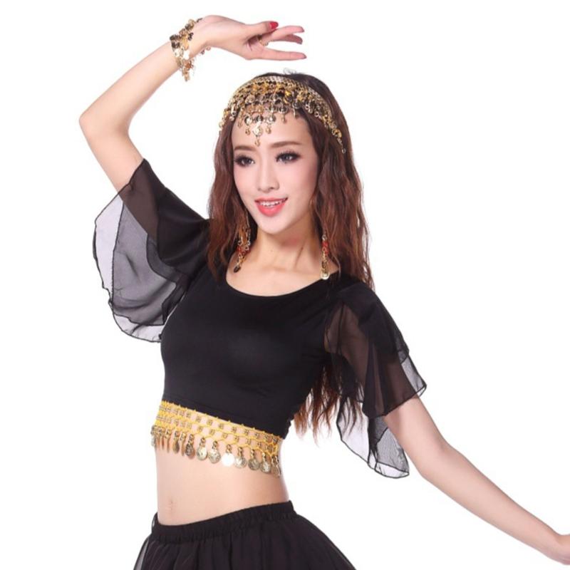Contemporary Chiffon Dancewear Top Fringe Sleeves Breathable Belly Dance Outfit For Professional Performances OS чорний
Contemporary Chiffon Dancewear Top Fringe Sleeves Breathable Belly Dance Outfit For Professional Performances OS чорний