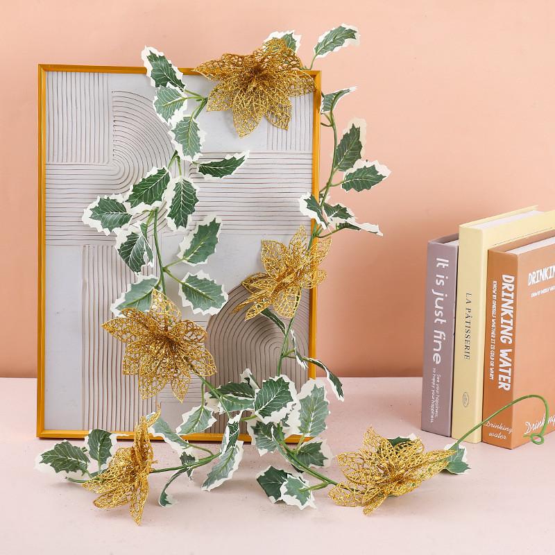 Christmas Decor Vine Garland With Foam Material For Holiday Home Party Decoration Gold
Christmas Decor Vine Garland With Foam Material For Holiday Home Party Decoration Gold