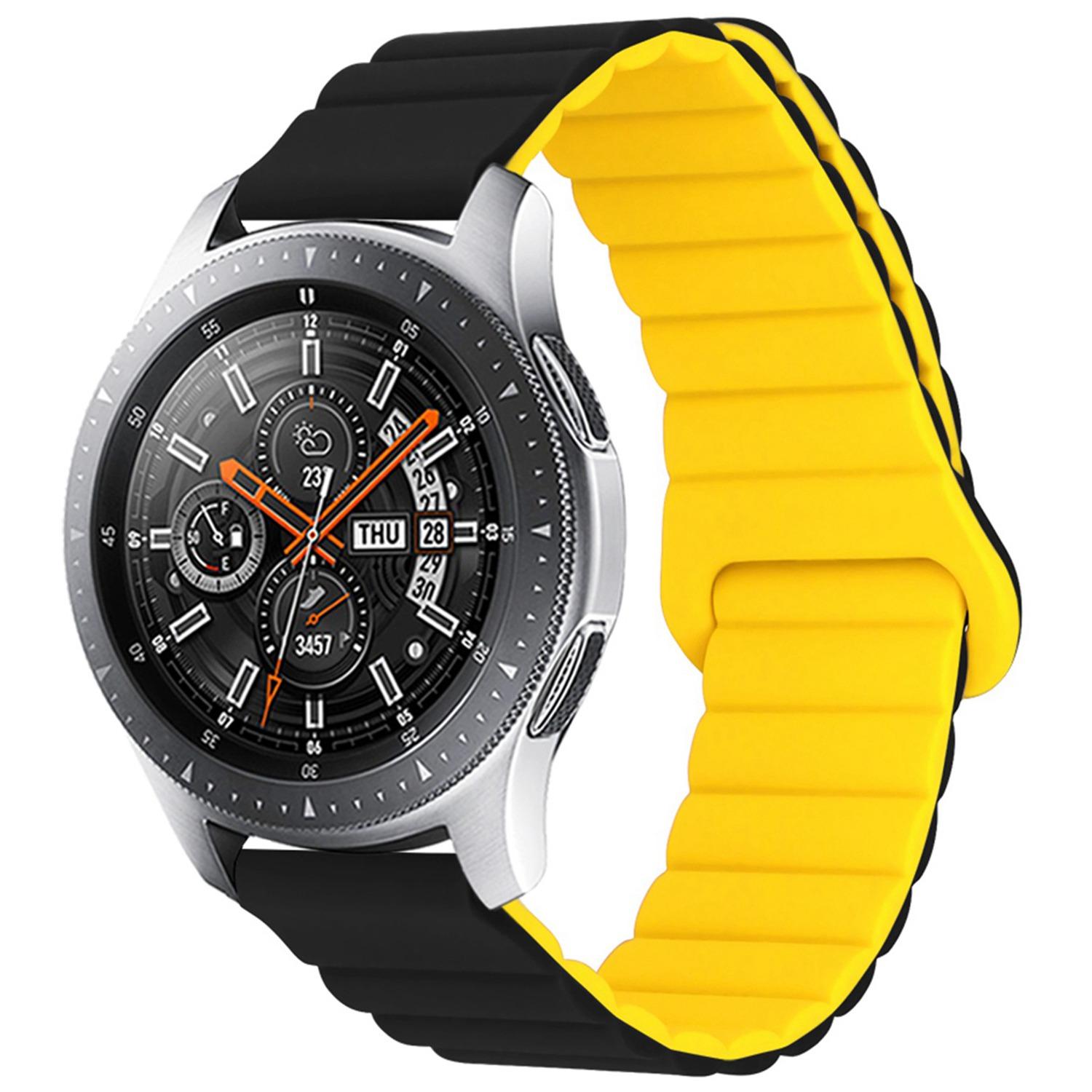 For Haylou LS02/RS4/RS4 Plus/Huawei Watch GT 3 Pro 43mm,Silicone Watchband 20mm Universal Magnetic Watch Strap Black/Yellow
For Haylou LS02/RS4/RS4 Plus/Huawei Watch GT 3 Pro 43mm,Silicone Watchband 20mm Universal Magnetic Watch Strap Black/Yellow