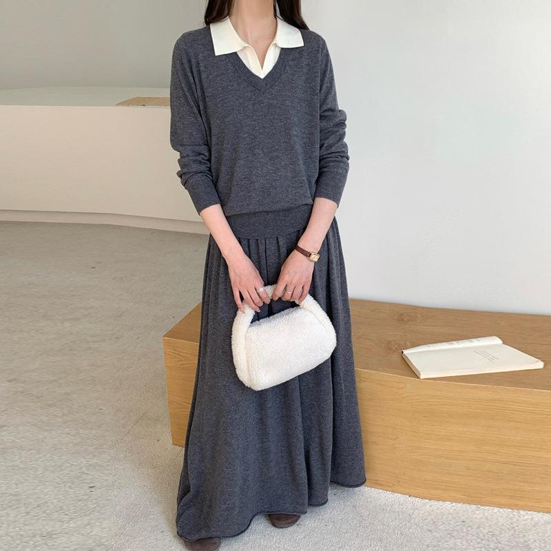 Стучите красивый фейковый двухкомпонентный свитер топ женский осенний тонкий с длинным рукавом мягкий восковой удобный вязаный свитер L
Стучите красивый фейковый двухкомпонентный свитер топ женский осенний тонкий с длинным рукавом мягкий восковой удобный вязаный свитер L