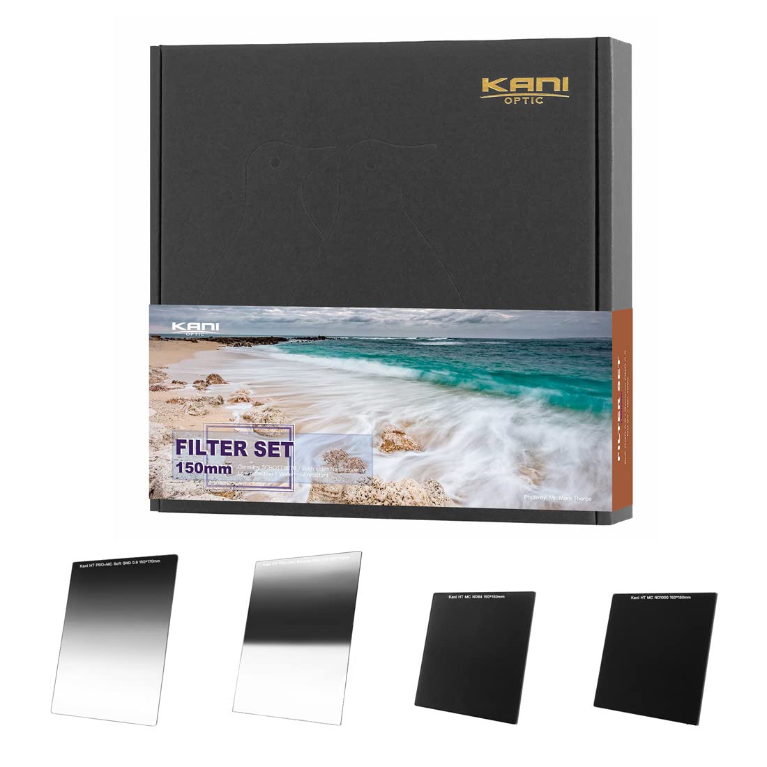KANI 150mm width Standard Set II Neutral Density Filter Square Filter (150mm)
KANI 150mm width Standard Set II Neutral Density Filter Square Filter (150mm)