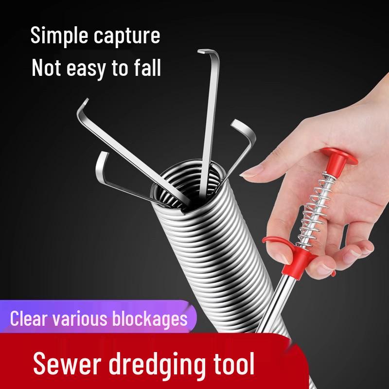 Sewer, Toilet, Pipe Four-Claw Grabber Unclogging Tool 60
Sewer, Toilet, Pipe Four-Claw Grabber Unclogging Tool 60
