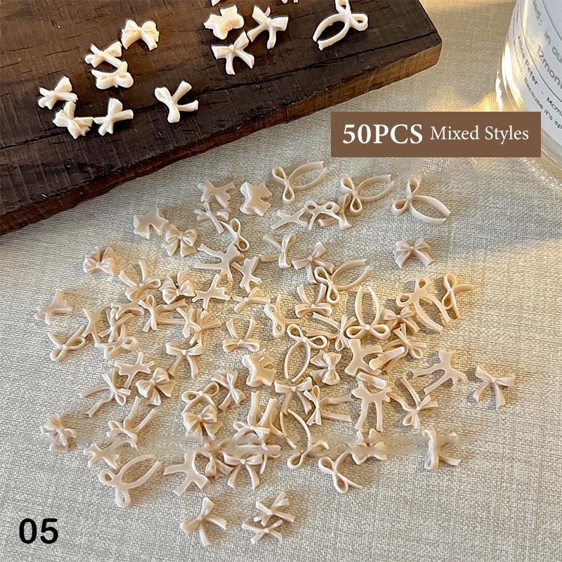 50pcs Cute Bow Bear Capybara Resin Nail Art Decorations 3D Butterfly Nail Charm Jewelry Fashion DIY Accessories Manicure
50pcs Cute Bow Bear Capybara Resin Nail Art Decorations 3D Butterfly Nail Charm Jewelry Fashion DIY Accessories Manicure
