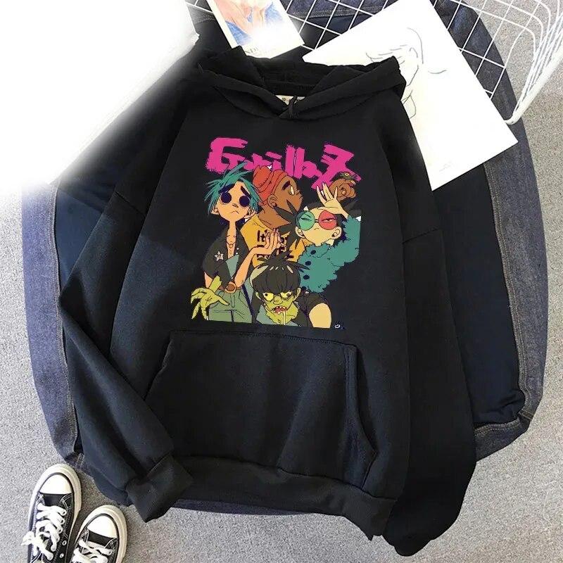 Новая группа Gorillaz толстовки с принтом унисекс женская уличная одежда толстовки с капюшоном Harajuku пуловеры больших размеров унисекс спортивные костюмы одежда 2XL
Новая группа Gorillaz толстовки с принтом унисекс женская уличная одежда толстовки с капюшоном Harajuku пуловеры больших размеров унисекс спортивные костюмы одежда 2XL