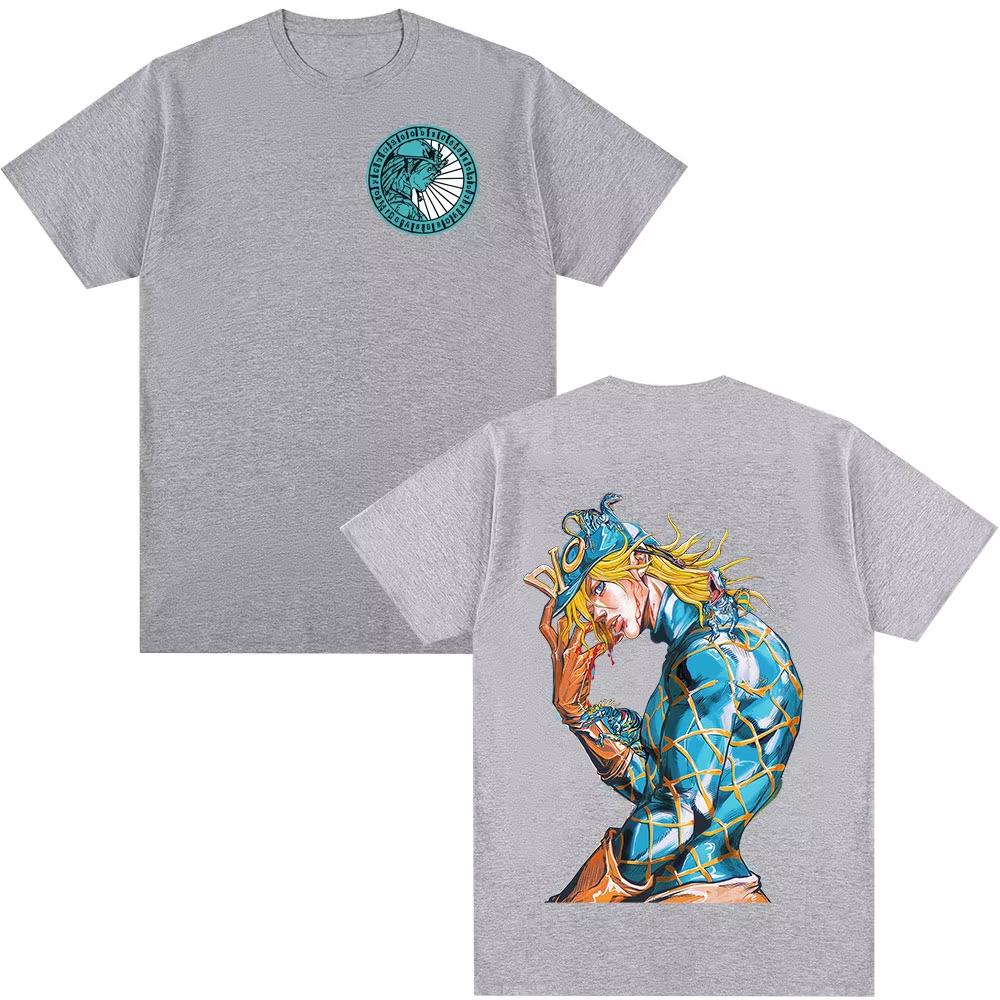 Anime JoJo Bizarre Adventure STEEL BALL RUN Diego Brando T Shirts Unisexs Women Clothing Casual Short Sleeves Top Tshirts 4XL
Anime JoJo Bizarre Adventure STEEL BALL RUN Diego Brando T Shirts Unisexs Women Clothing Casual Short Sleeves Top Tshirts 4XL