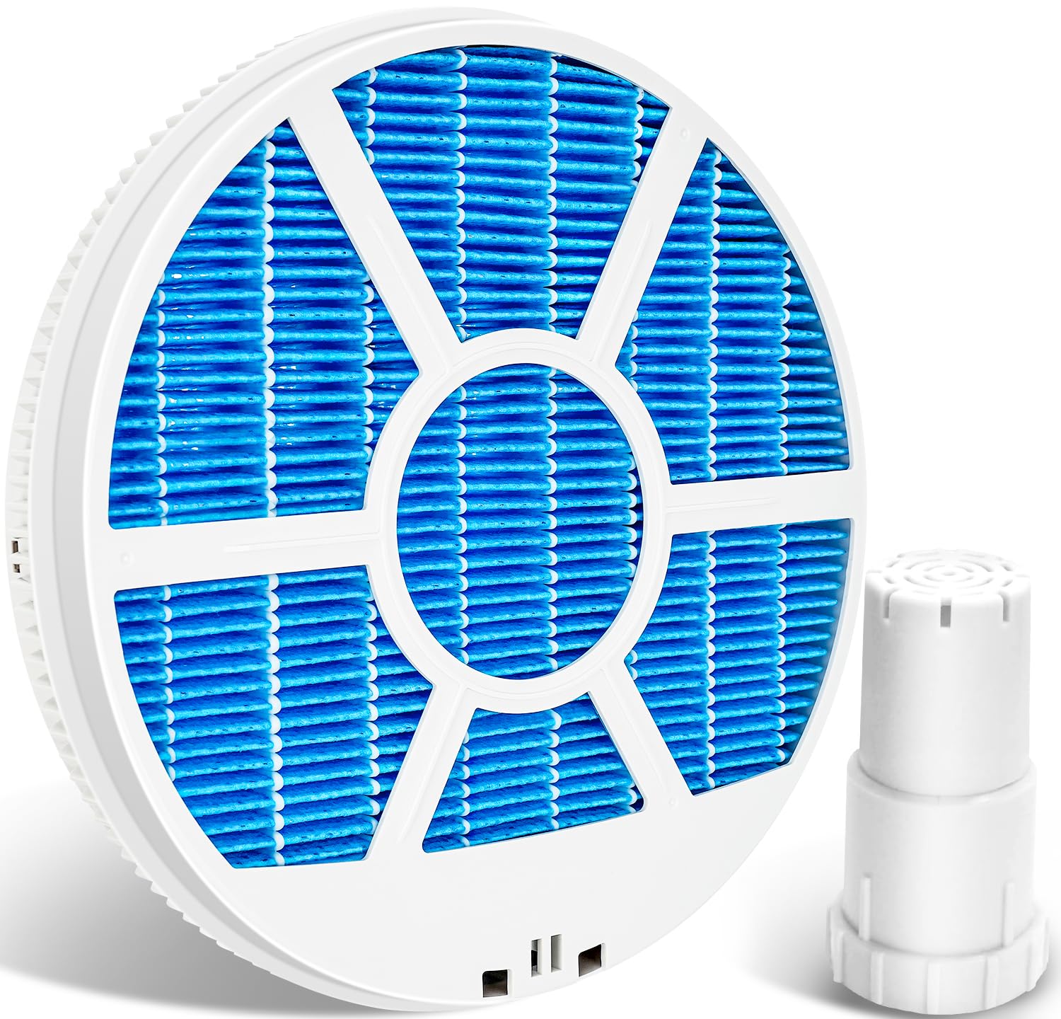 Humidifying Filter Ion Cartridge Antibacterial Evaporative Humidifying Filter Easy to Clean Humidifying Air Purifier Compatible Product with Frame синій
Humidifying Filter Ion Cartridge Antibacterial Evaporative Humidifying Filter Easy to Clean Humidifying Air Purifier Compatible Product with Frame синій