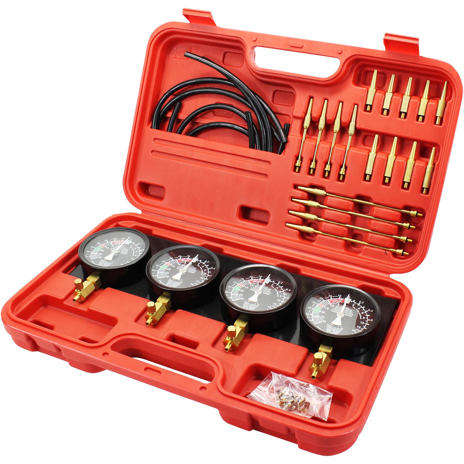 SucceBuy Fuel Vacuum Carburetor Synchronizer Carb Tools sync 4 Gauge Set with Rubber Hose Vacuum Balancer Meter Kit United States
SucceBuy Fuel Vacuum Carburetor Synchronizer Carb Tools sync 4 Gauge Set with Rubber Hose Vacuum Balancer Meter Kit United States