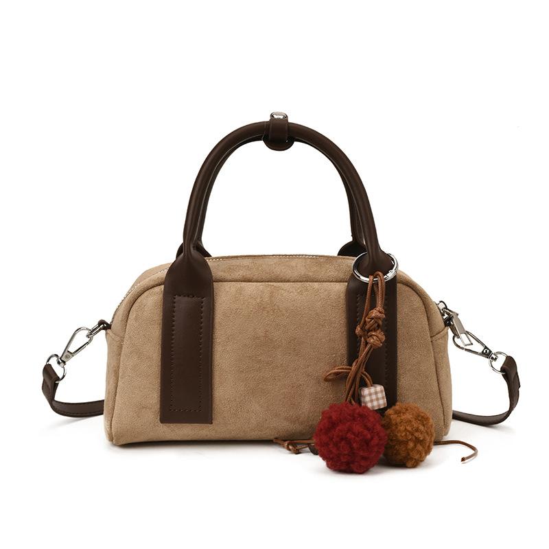 Vintage Boston Handbag Commuter Bag Women s New Fashion Suede Shoulder Bag Crossbody Bag Women s Bag No pendant model хакі
Vintage Boston Handbag Commuter Bag Women s New Fashion Suede Shoulder Bag Crossbody Bag Women s Bag No pendant model хакі