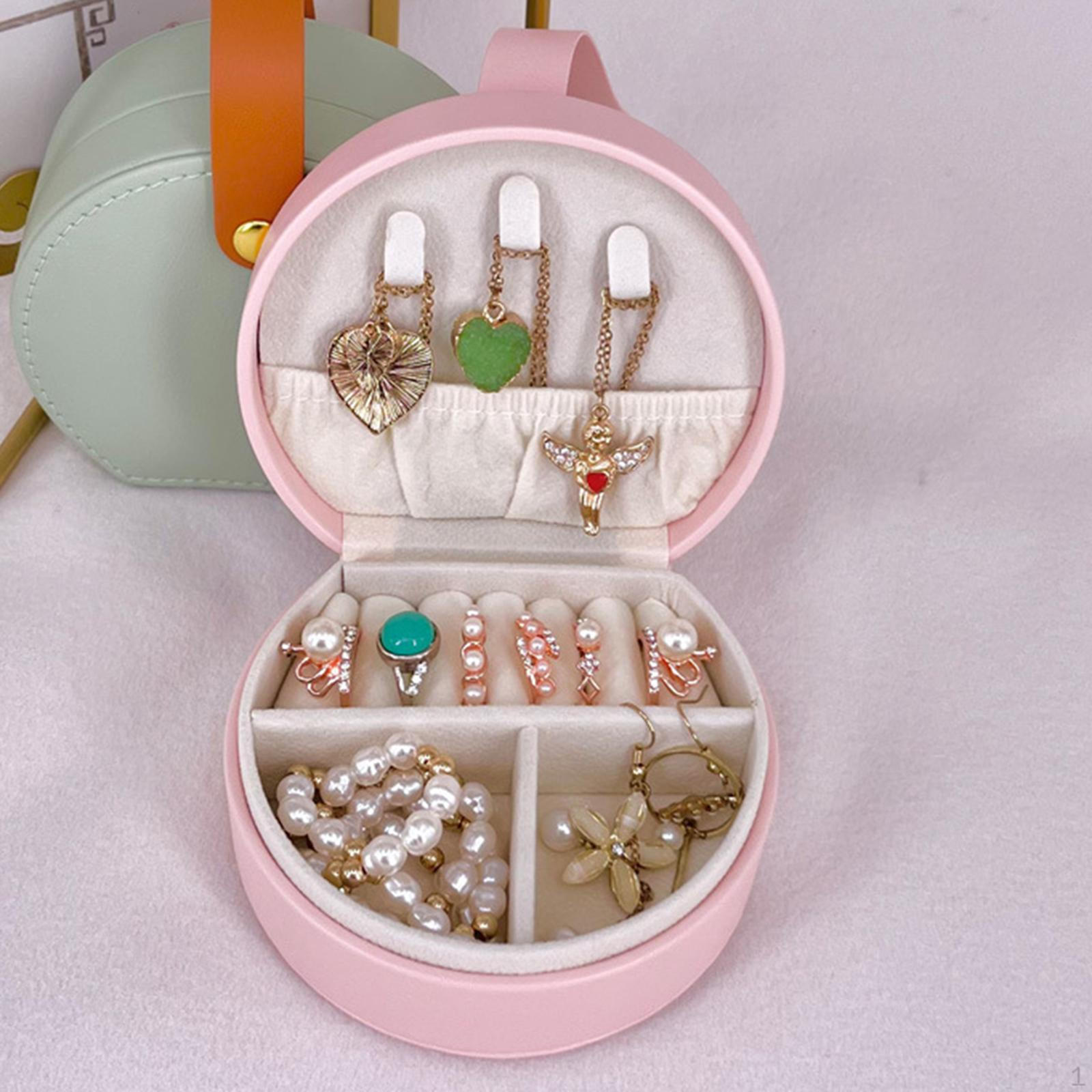 Jewelry Bag Earrings Holder Stud Watch Removable Divider Storage Organizer розовый
Jewelry Bag Earrings Holder Stud Watch Removable Divider Storage Organizer розовый