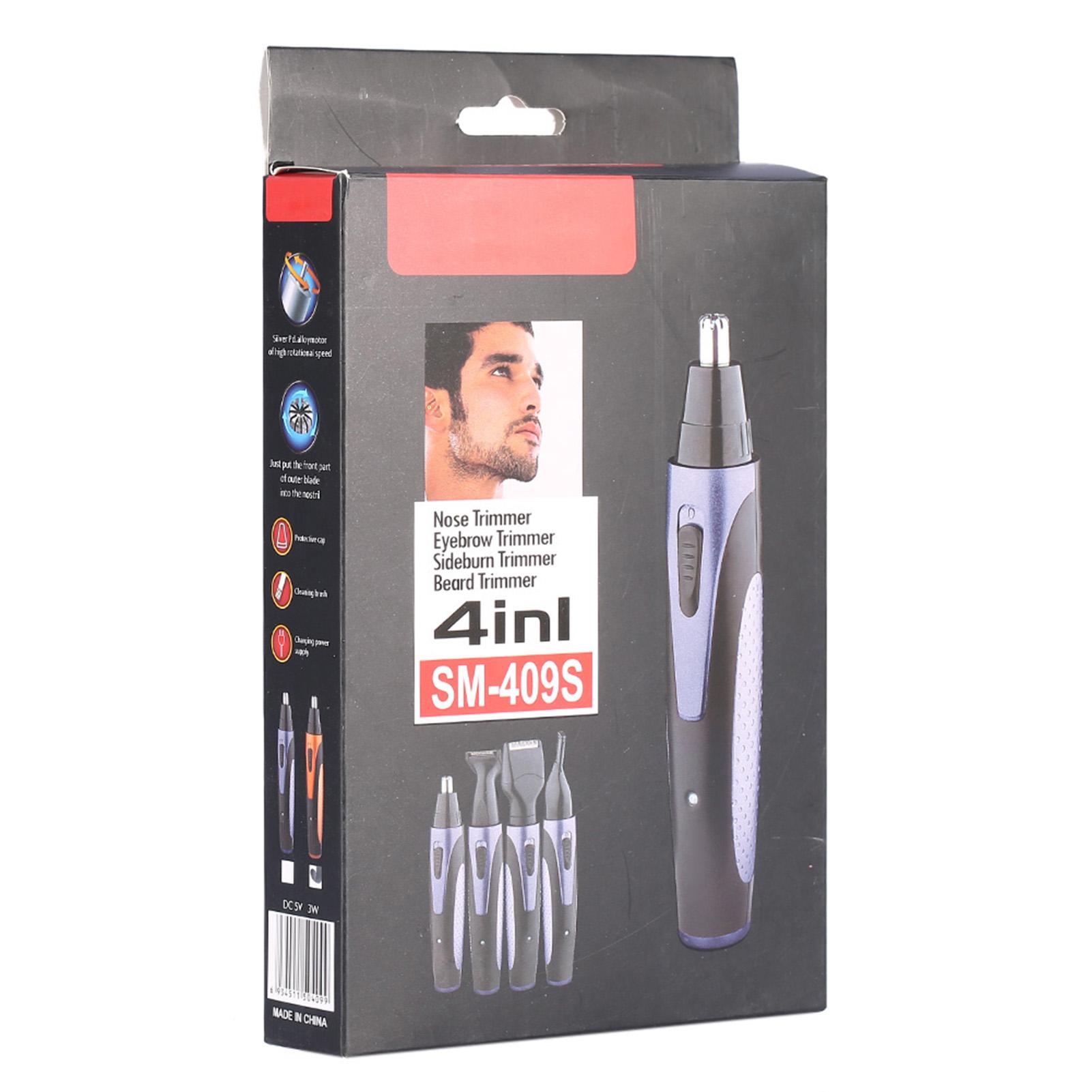 4 In 1 Rechargeable Men Nose Ear Temple Hair Trimmer Electric Beard Eyebrow Clipper Shaving Kit
4 In 1 Rechargeable Men Nose Ear Temple Hair Trimmer Electric Beard Eyebrow Clipper Shaving Kit