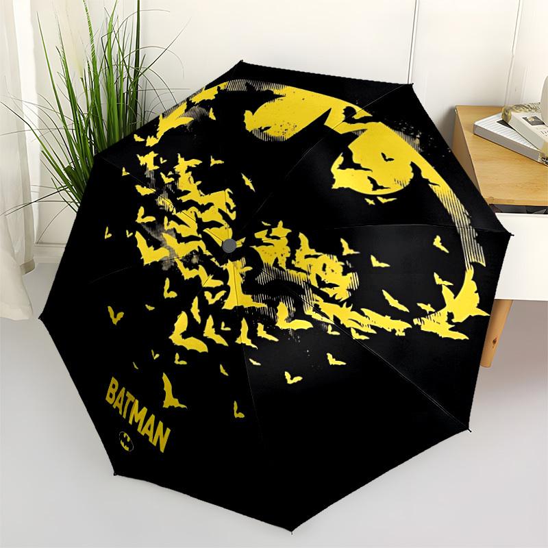 1pc Batman Logo Automatic Folding Umbrella - Sturdy 8-Rib Polyester Canopy,Sun-Defying Travel Companion yy251023104
1pc Batman Logo Automatic Folding Umbrella - Sturdy 8-Rib Polyester Canopy,Sun-Defying Travel Companion yy251023104