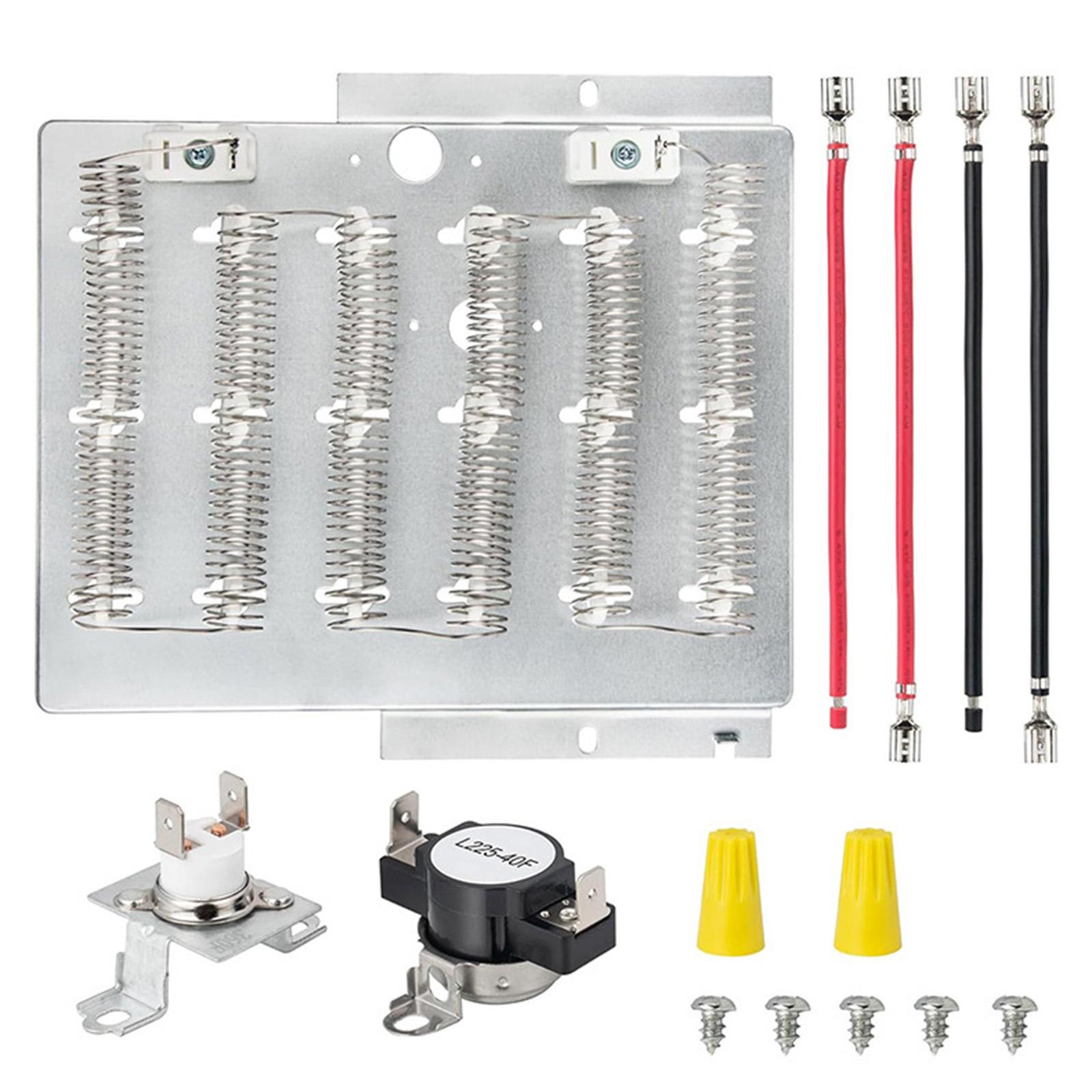 503978 Dryer Heating Element Kit Replacement with Installation Part for 61927 503404 510329 510325P Y503978 61928 1
503978 Dryer Heating Element Kit Replacement with Installation Part for 61927 503404 510329 510325P Y503978 61928 1