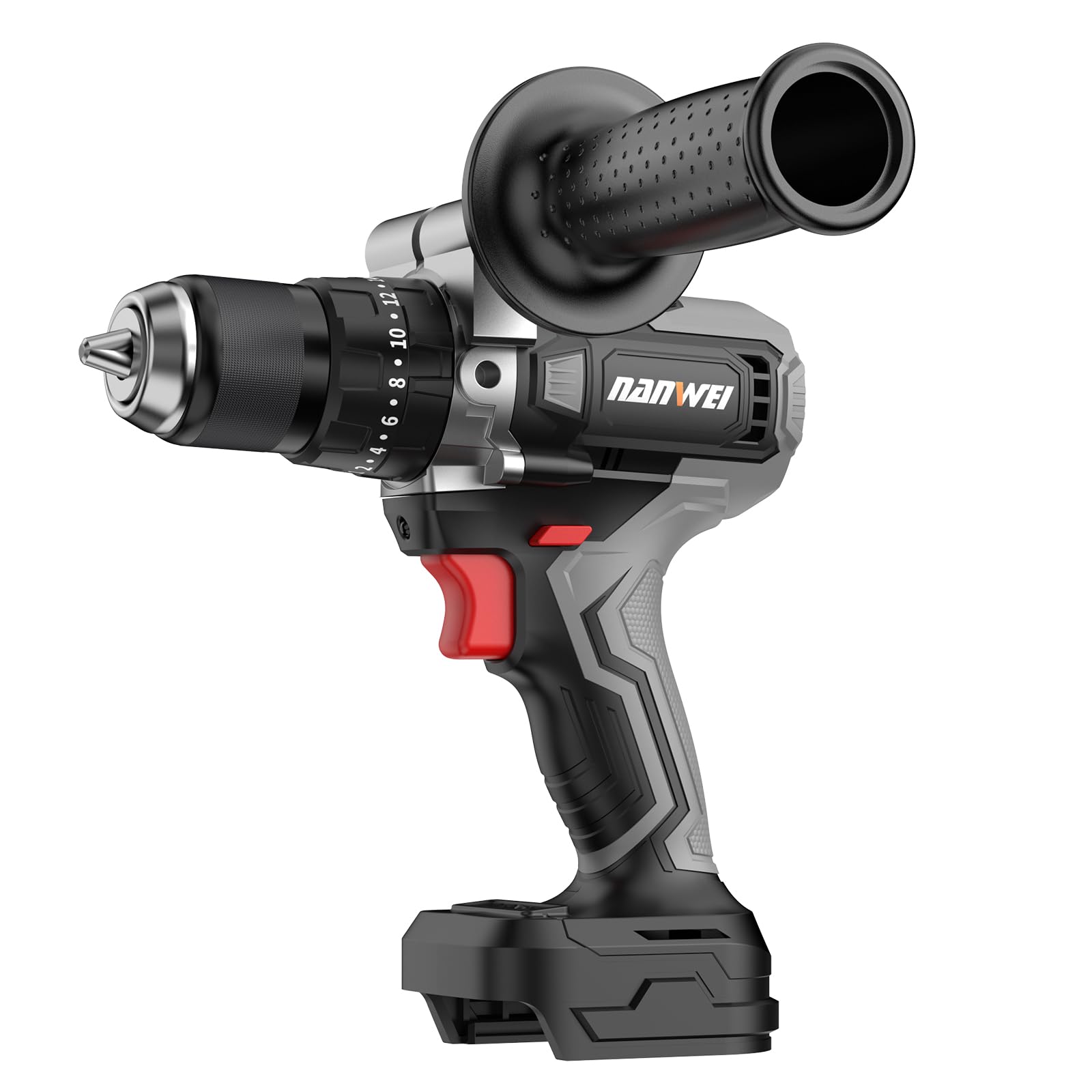 NANWEI Аккумуляторный ударный шуруповерт Макс. крутящий момент Совместим с Makita Бесщеточный патрон 13 мм Перезаряжаемый шуруповерт Электрическая дрель для сверления и бесконечно серый
NANWEI Аккумуляторный ударный шуруповерт Макс. крутящий момент Совместим с Makita Бесщеточный патрон 13 мм Перезаряжаемый шуруповерт Электрическая дрель для сверления и бесконечно серый